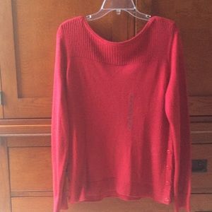 Women’s red sweater